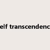 self transcendence是什么意思