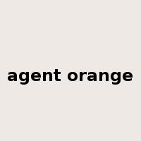 agent orange是什么意思