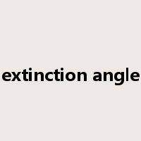 extinction angle是什么意思