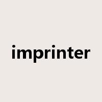 imprinter是什么意思