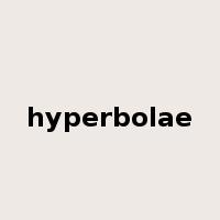 hyperbolae是什么意思