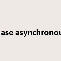 three-phase asynchronous motor是什么意思