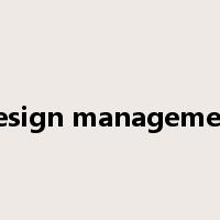 Design management是什么意思