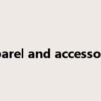 apparel and accessories是什么意思