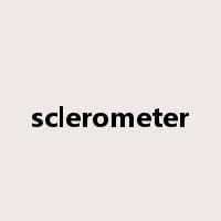 sclerometer是什么意思