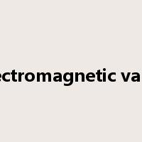 electromagnetic valve是什么意思