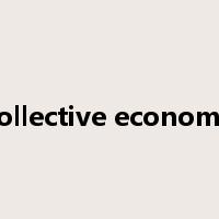 collective economy是什么意思