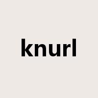 knurl是什么意思