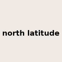 north latitude是什么意思