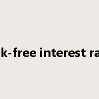 risk-free interest rate是什么意思