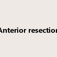 Anterior resection是什么意思