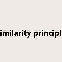 similarity principle是什么意思