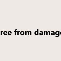 free from damage是什么意思