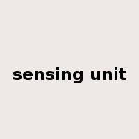 sensing unit是什么意思