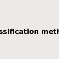 classification method是什么意思