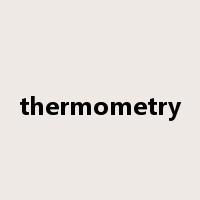 thermometry是什么意思