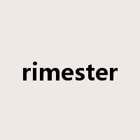 rimester是什么意思