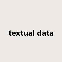 textual data是什么意思