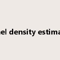 Kernel density estimation是什么意思