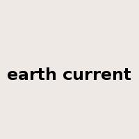 earth current是什么意思
