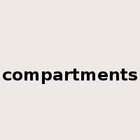 compartments是什么意思