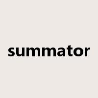 summator是什么意思