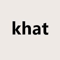 khat是什么意思