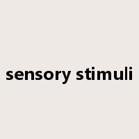 sensory stimuli是什么意思