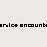 service encounter是什么意思