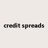 credit spreads是什么意思