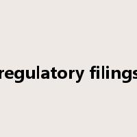 regulatory filings是什么意思