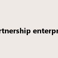 partnership enterprise是什么意思