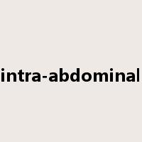 intra-abdominal是什么意思