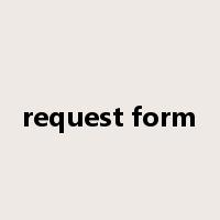 request form是什么意思