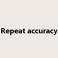 Repeat accuracy是什么意思
