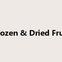 Frozen & Dried Fruit是什么意思
