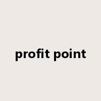 profit point是什么意思