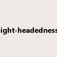 light-headedness是什么意思