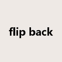 flip back是什么意思