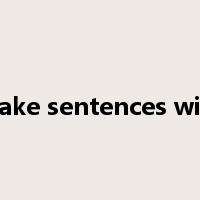 make sentences with是什么意思