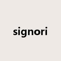 signori是什么意思