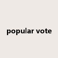 popular vote是什么意思