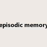episodic memory是什么意思