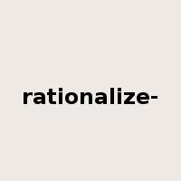 rationalize-是什么意思