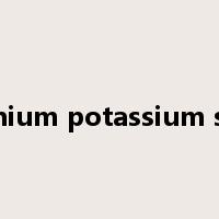 aluminium potassium sulfate是什么意思