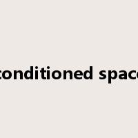conditioned space是什么意思