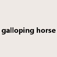 galloping horse是什么意思