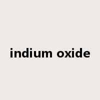 indium oxide是什么意思