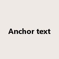 Anchor text是什么意思