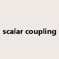 scalar coupling是什么意思